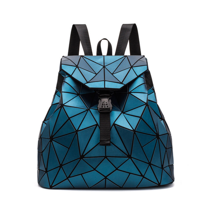 Ladies Fashion Geometric Backpack