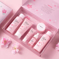 Cherry Blossom Skin Care Set Cleansing And Brightening 6-piece Set